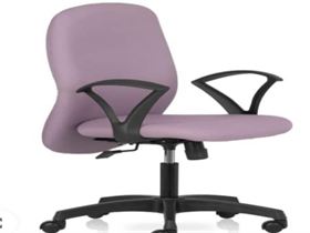 Jupiter Mid Back chair with upholstered Back , Seat and fixed arms